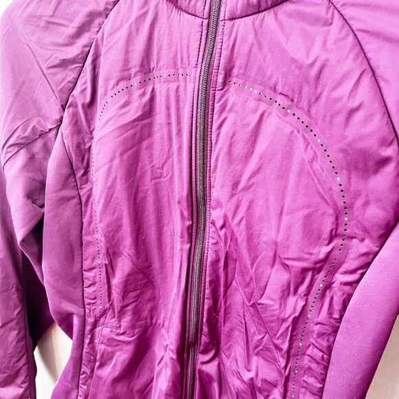 Lululemon Plum Run For Cold Jacket - Size 4 - Picture 3 of 6